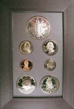 1989 Prestige Proof Set 7 Coins | International Coins & Currency