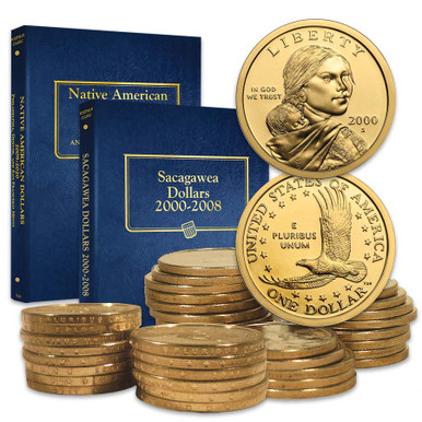 2000-Date Sacagawea Dollar Set Brilliant Uncirculated-Proof