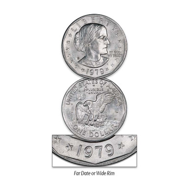 1979-P Susan B. Anthony Dollar Far Date Brilliant Uncirculated