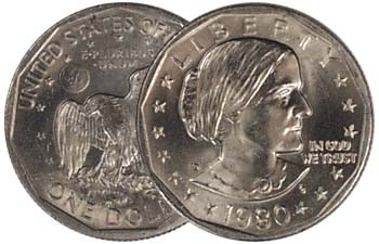 1980-D Susan B. Anthony Dollar Brilliant Uncirculated