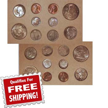 コレクション collectibles coins 1957 Mint Set 20 Coins | International Coins & Currency