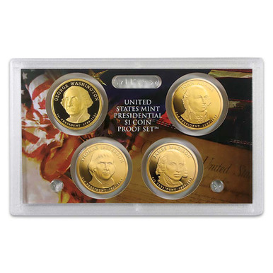 2007 Presidential Dollar Proof Set 4 Coin | International Coins