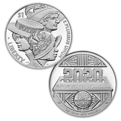 2020 Women's Suffrage Centennial Silver Dollar Proof
