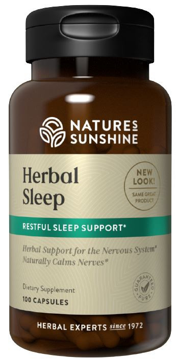 Nature's Sunshine Herbal Sleep Capsules 100
