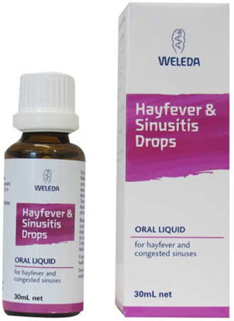 Weleda hayfever and sinusitis deals drops