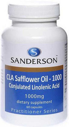 Sanderson CLA Safflower 1000mg Capsules 60