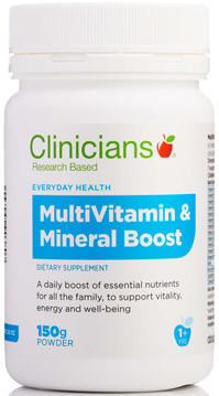 Clinicians MultiVitamin & Mineral Boost Powder 150g