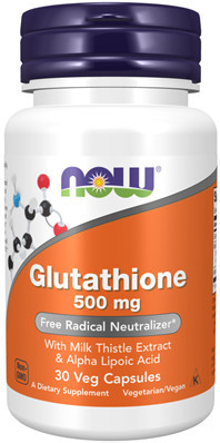 glutathione new zealand NOW Glutathione 500mg Veg Capsules 30