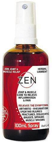 Zen Herbal Liniment Joint and Muscle Pain Relief Spray 100ml