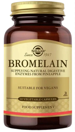 Contains Bromelain, a Natural Proteolytic Digestive Enzyme Derived from Pineapple