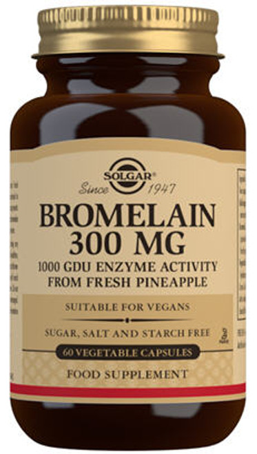 Contains Bromelain, a Natural Proteolytic Digestive Enzyme Derived from Pineapple