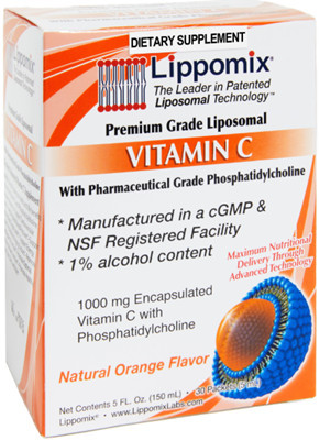 Each sachet contains Encapsulated Vitamin C - 1,000mg plus Phosphatidylcholine - 500mg