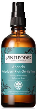 Contains Mamaku Black Fern, Raspberry Seed Oil and the pure plant fragrance of Bulgarian Rose with mineral rich water