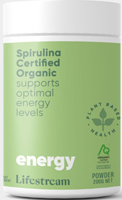 Contains 100% Pure Certified Organic Spirulina, Rich in Phytonutrients, Carotenoids, Xanthophylls and Chlorophyll