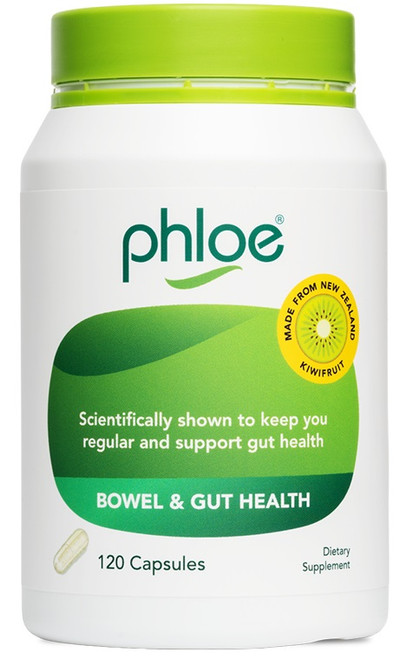 100% Natural Phloe Healthy Bowel Contains Zyactinase from Kiwifruit to help promote regular and efficient bowel function