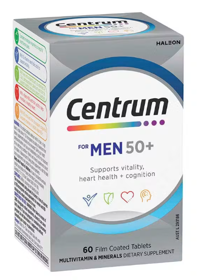 Specially Formulated to Meet the Nutritional Needs in Men Over 50, with Key Ingredients that have been Scientifically Adjusted for Optimal Health Benefits