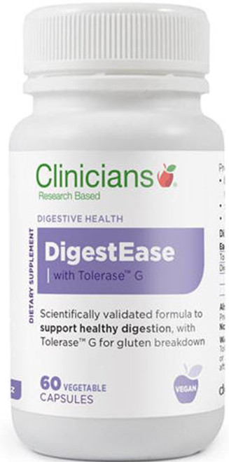 Contains a Comprehensive Digestive Enzyme Formula with Tolerase™ G, Sourced from the Natural Fungus Aspergillus niger Alongside Protease, Amylase, Lactase, Lipase and Cellulase to Help in the Breakdown of the Major Food Groups