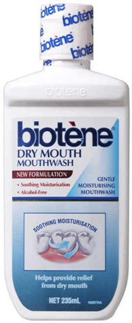 Contains a mouth moisturising system to help relieve dry mouth symptoms