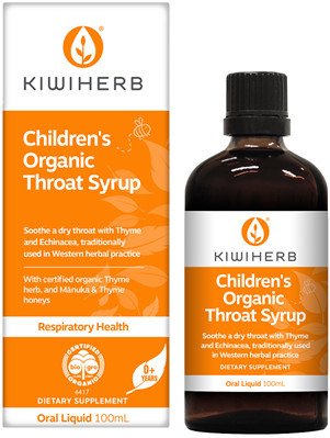 Contains Certified Organic Echinacea and Thyme, and is Formulated for Children 0 - 12 Years of Age