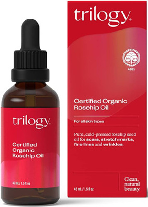 Super-fine Rosehip Oil that absorbs instantly, allowing the skin to breathe as it works to moisturise and condition skin, restoring suppleness and supporting skin elasticity.