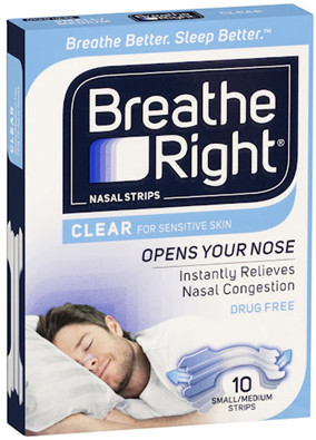 Breathe Right Nasal Strips lift open nasal passages for up to 31% more airflow,  instantly providing relief for nasal congestion due to allergies, colds and deviated septum