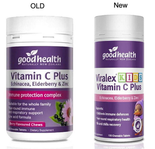 Contains Vitamin C Plus Echinacea, Elderberry and Zinc Formulated as a Berry Flavoured Chewable Tablet
