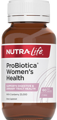 Formulated to help restore beneficial bacteria in the gut, including following antibiotic use, support urinary tract health and support immune and digestive health