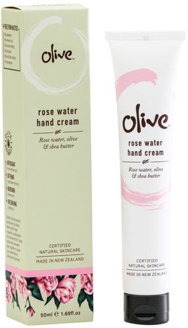 Made in New Zealand with with Olive, Rose Water, Rosehip Oil and Shea Butter to Protect, Soften and Nourish Your Hands