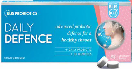 Provides Blis Steptococcus Salivarius K12, an Effective Probiotic, Which Has Been Specifically Researched to Support the Health of the Mouth and Throat Provides Blis Steptococcus Salivarius K12, an Effective Probiotic, Which Has Been Specifically Researched to Support the Health of the Mouth and Throat