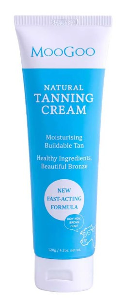 Made using MooGoo Full Cream Moisturiser formula as the base with the two self tanning ingredients DHA (Dihydroxyacetone Canola-Based Tanning Agent) and Erythrulose.