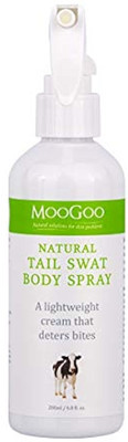 Contains a naturally scented body spray to help deter biting insects.