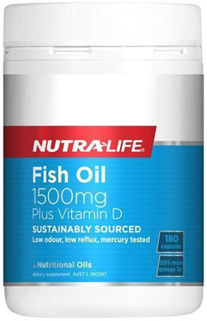 Each capsule provides 1500mg of natural fish oil: a rich source of the essential Omega 3 fatty acids EPA and DHA.
