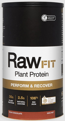 Amazonia RawFIT Plant Protein Perform & Recover Rich Chocolate 500g - New Zealand Only