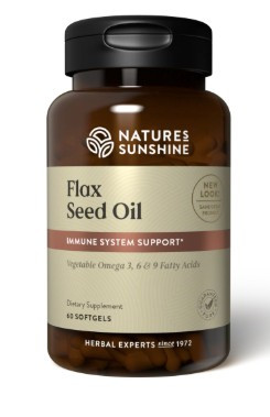 Nature's Sunshine Flax Seed Oil Capsules 60