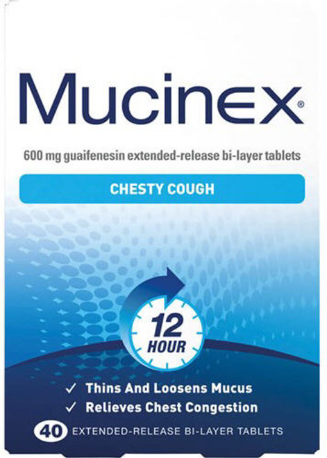 Contains 600mg Guiafenesin Provided as an Extended Release Bi-Layer Tablet