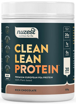 Contains Premium European Golden Pea Protein, Rich Chocolate Flavour, Free from Gluten, Dairy, Soy and GMOs