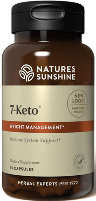 Contains 7-Keto, a naturally occurring substance found in small amounts in the body, to support the body's basic rate of metabolism and the immune system, and may support weight management goals