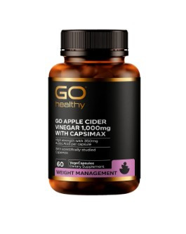 Contains Apple Cider Vinegar 1000mg with Capsi-Slim to Support Digestive Vitality, pH Balance, Healthy Blood Sugar Balance, Plus Healthy Weight Management