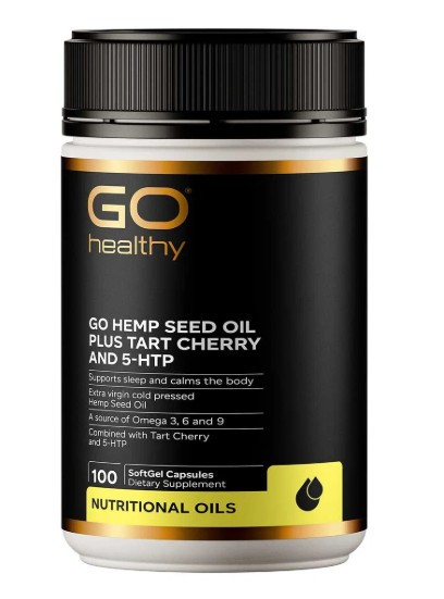 Contains Hemp Seed Oil Plus Tart Cherry & 5-HTP  to Help Calm the Body, Unwind, Relax a Busy Mind, and Support a Restful Sleep