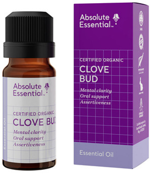 Contains Eugenia caryophyllata, Bud, Distilled, Certified Organic, Grown in Madagascar