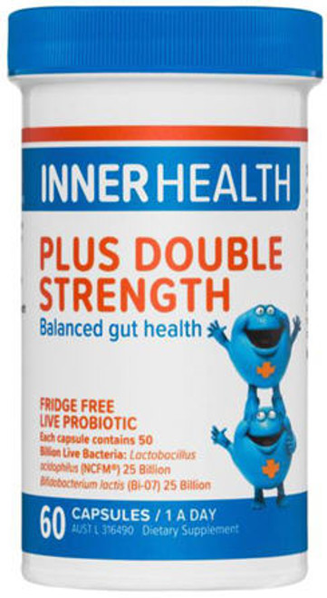 Each capsule contains: 50 Billion Live Bacteria: Lactobacillus acidophilus (NCFM®) -  25 Billion and Bifidobacterium lactis (Bi-07) - 25 Billion