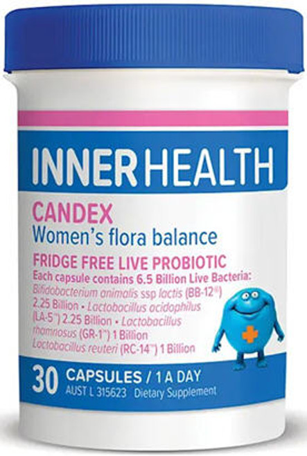 Each capsule contains 6.5 Billion Live Bacteria: Bifidobacterium animalis ssp lactis (BB-12®) - 2.25 Billion, Lactobacillus acidophilus (LA-5™) - 2.25 Billion, 
Lactobacillus rhamnosus (GR-1™) - 1 Billion, Lactobacillus reuteri (RC-14™) - 1 Billion to Support Women's Health