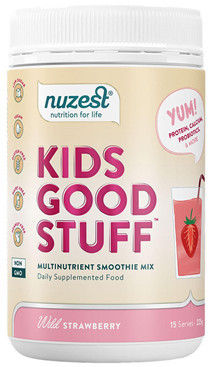 All-in-one nutritional support for Children's growing bodies, made from real fruit and veg, with protein, calcium, probiotics and more
