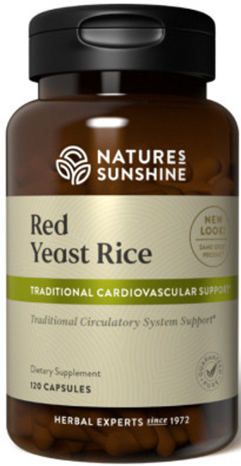 Natures Sunshine Red Rice Yeast is a Natural Supplement which offers nutritional support to the circulatory system
