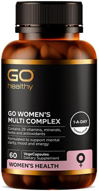 Comprehensive formula containing 29 vitamins, minerals, herbs and antioxidants tailored specifically for women’s everyday health and wellbeing, to support mental clarity, mood, energy, stamina and vitality