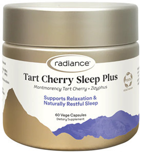 Montmorency Tart Cherry Skin Concentrate Plus Zizyphus to support relaxation and naturally good sleep