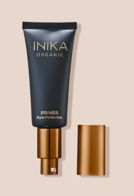 INIKA Organic Primer - Pure Perfection is an all-natural primer for a smooth and dewy canvas, with potent botanical actives such as Kangaroo Paw, clinically proven to boost hydration.