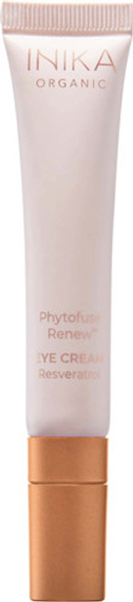 INIKA Organic Phytofuse Renew Eye Cream is a potent yet lightweight Eye Cream with botanical actives, antioxidant properties, nourishing oils that helps to regenerate and improve the elasticity of the delicate skin around the eyes while reducing the appearance of wrinkles, fine lines, and dark circles.