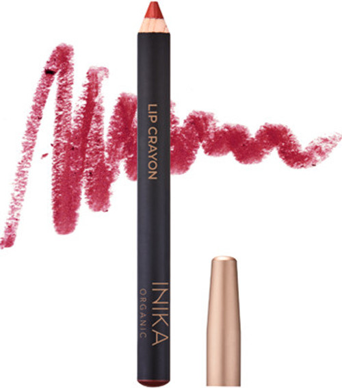 INIKA Organic Lip Crayon boasts an award-winning formula with the lush colour, smooth texture, and softness of a lipstick plus the longevity, definition, and convenience of a lipliner.