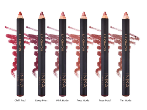 INIKA Organic Lip Crayon boasts an award-winning formula with the lush colour, smooth texture, and softness of a lipstick plus the longevity, definition, and convenience of a lipliner.